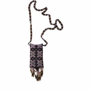 Tiny beaded necklace bag